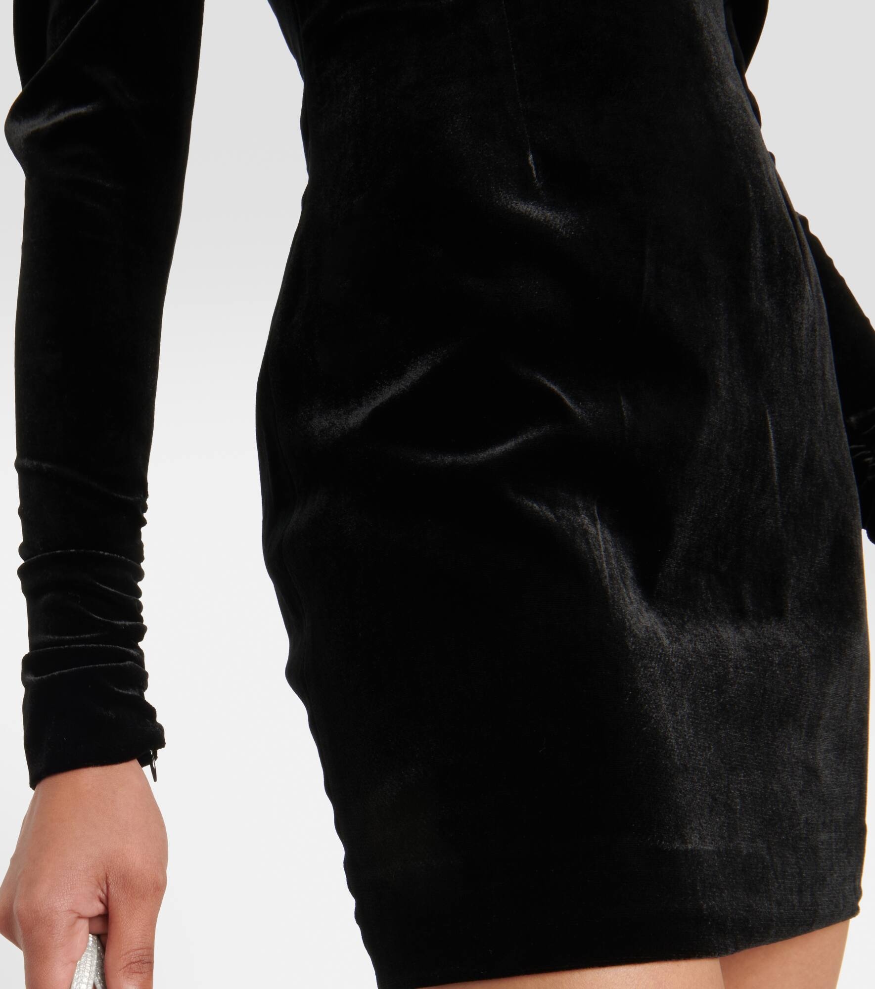 Cutout velvet minidress - 5