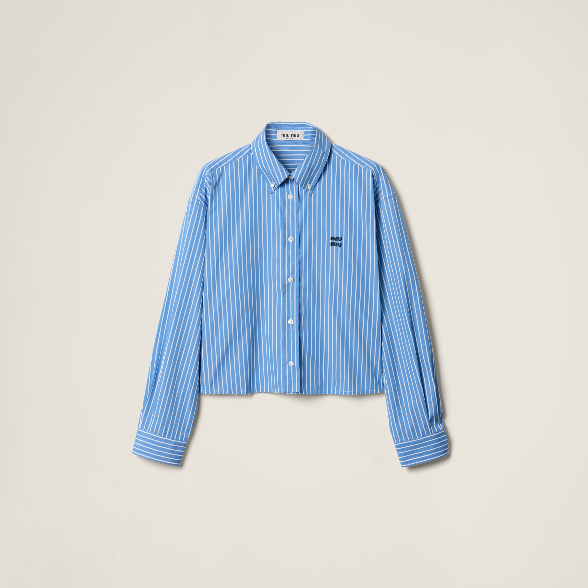 Striped cotton shirt - 1