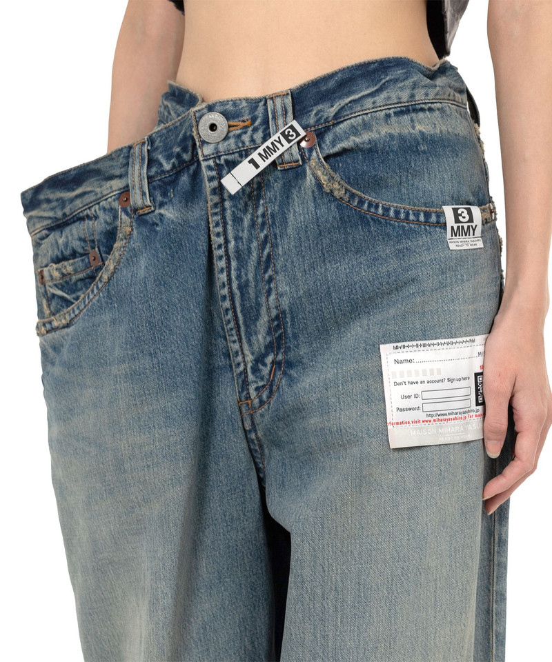 Huge Layered Denim Pants 15