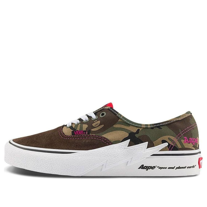 Vans Authentic x Aape 'Bolt Green Camo' VN000BWCCMA - 1