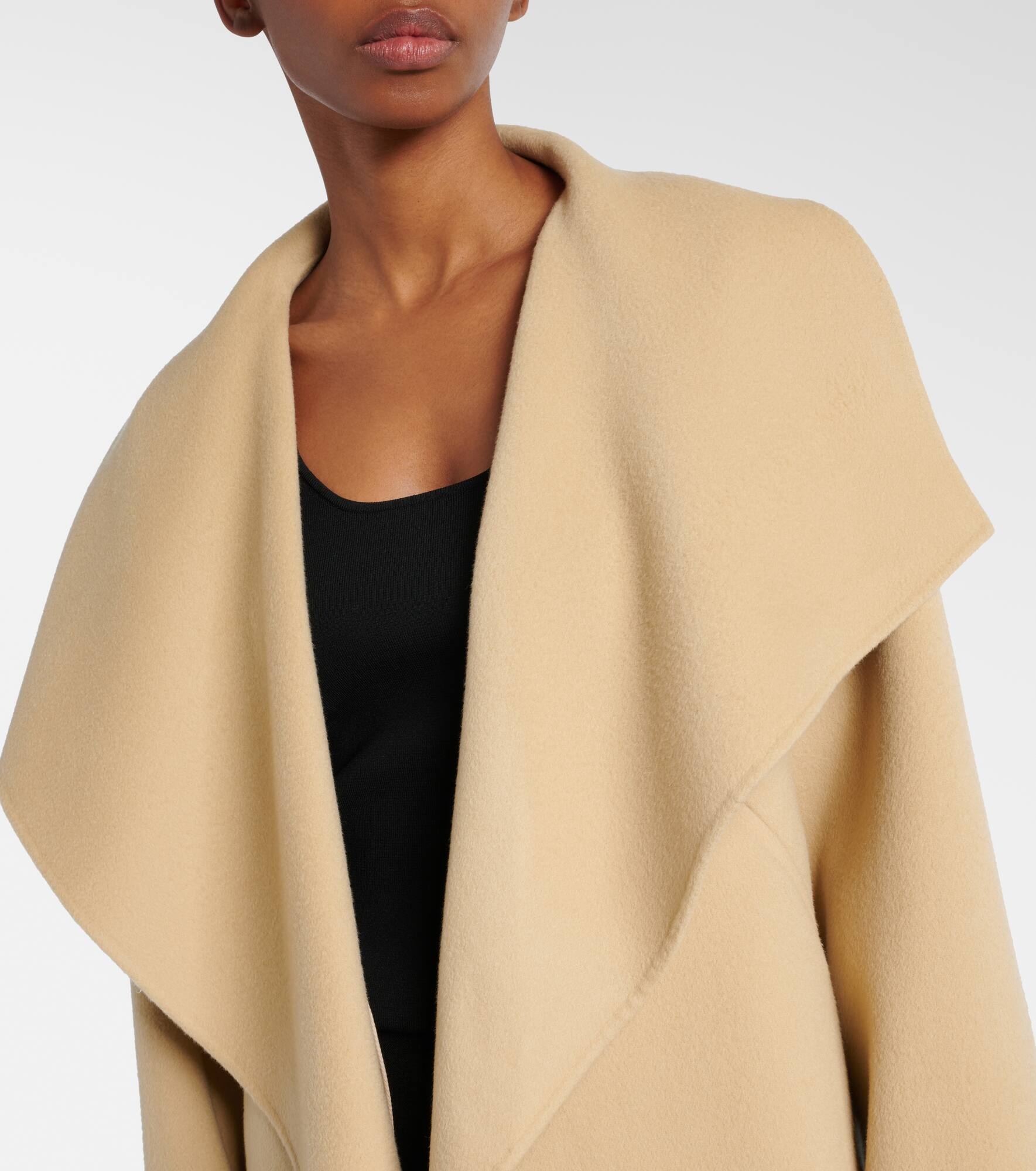 Signature cropped wool doublé jacket - 4