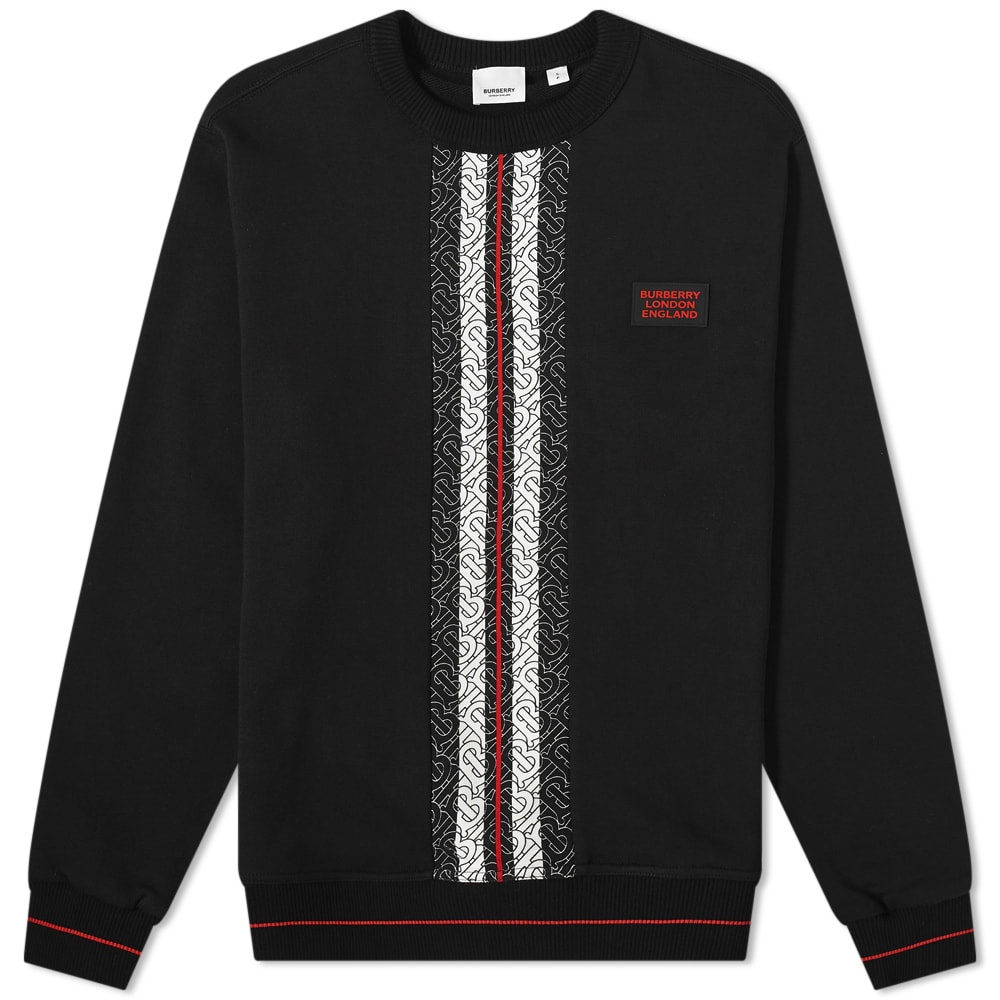 Burberry Trevon Monogram Stripe Crew Sweat - 1