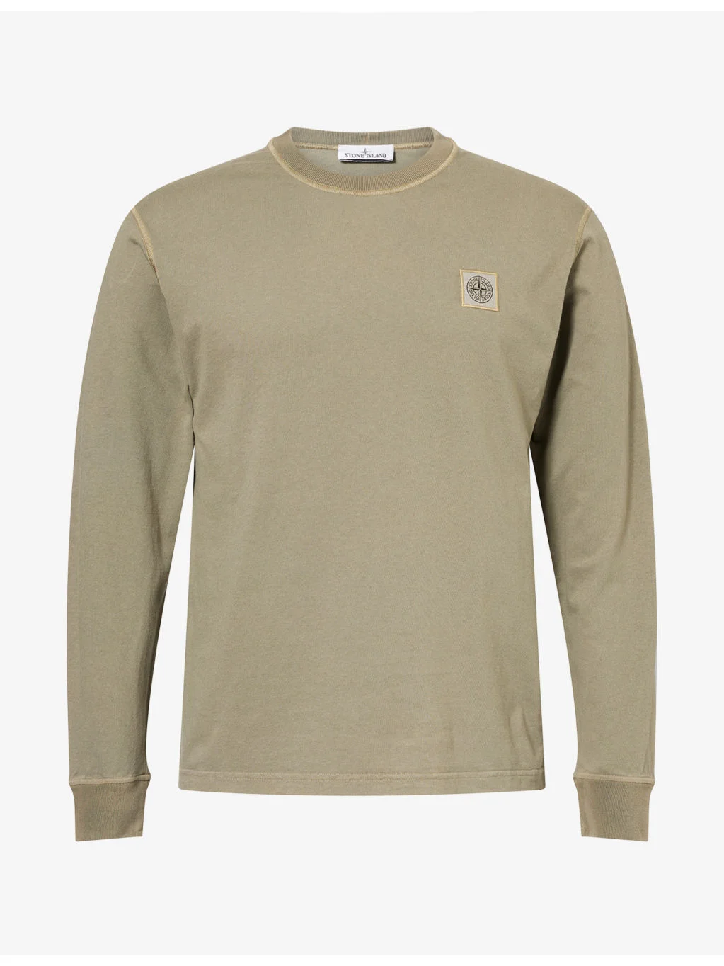 Dyed Long-Sleeve Cotton T-shirt - 1