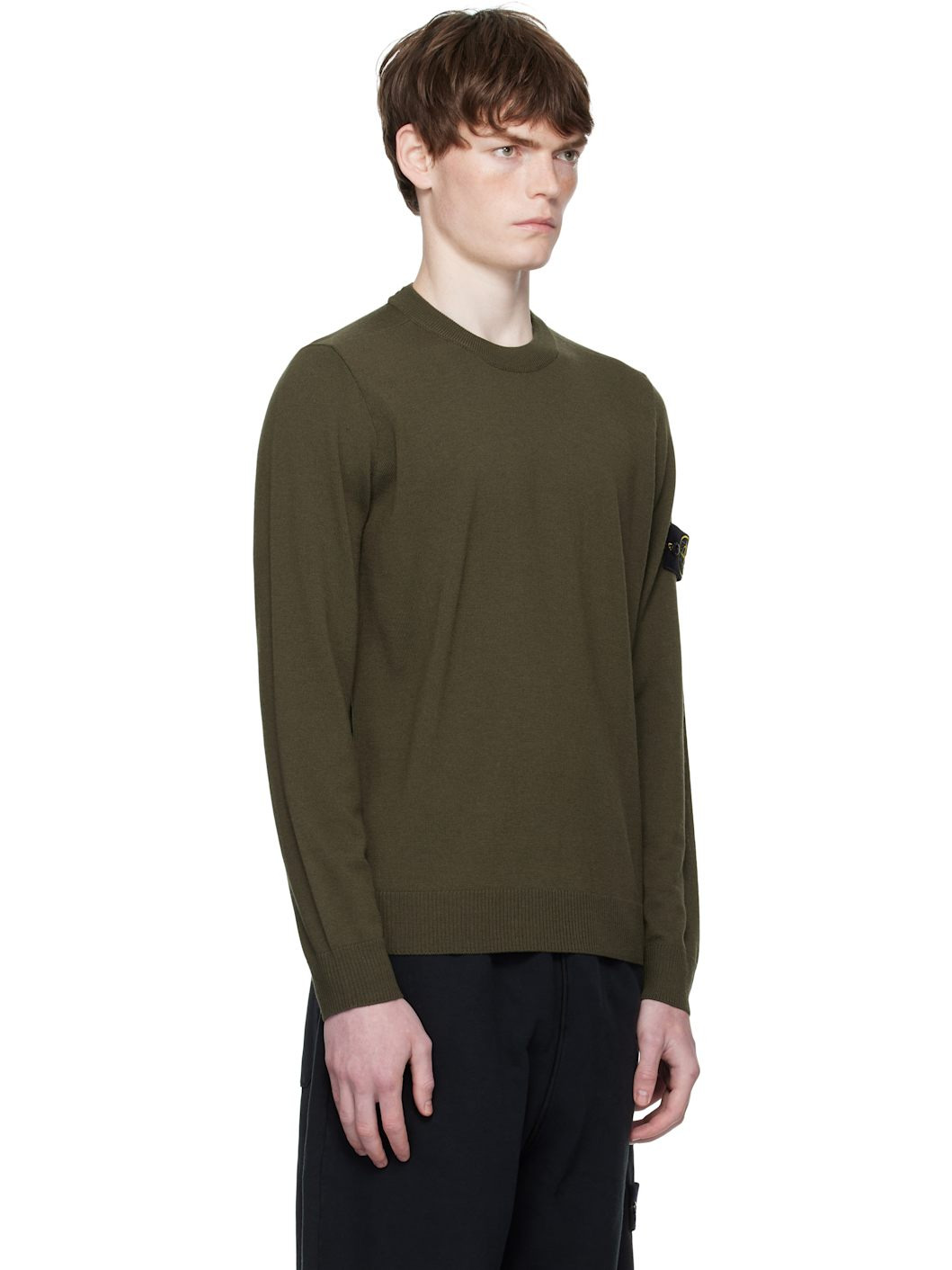 Khaki 5100071 Light RWS Pure Wool Sweater - 2