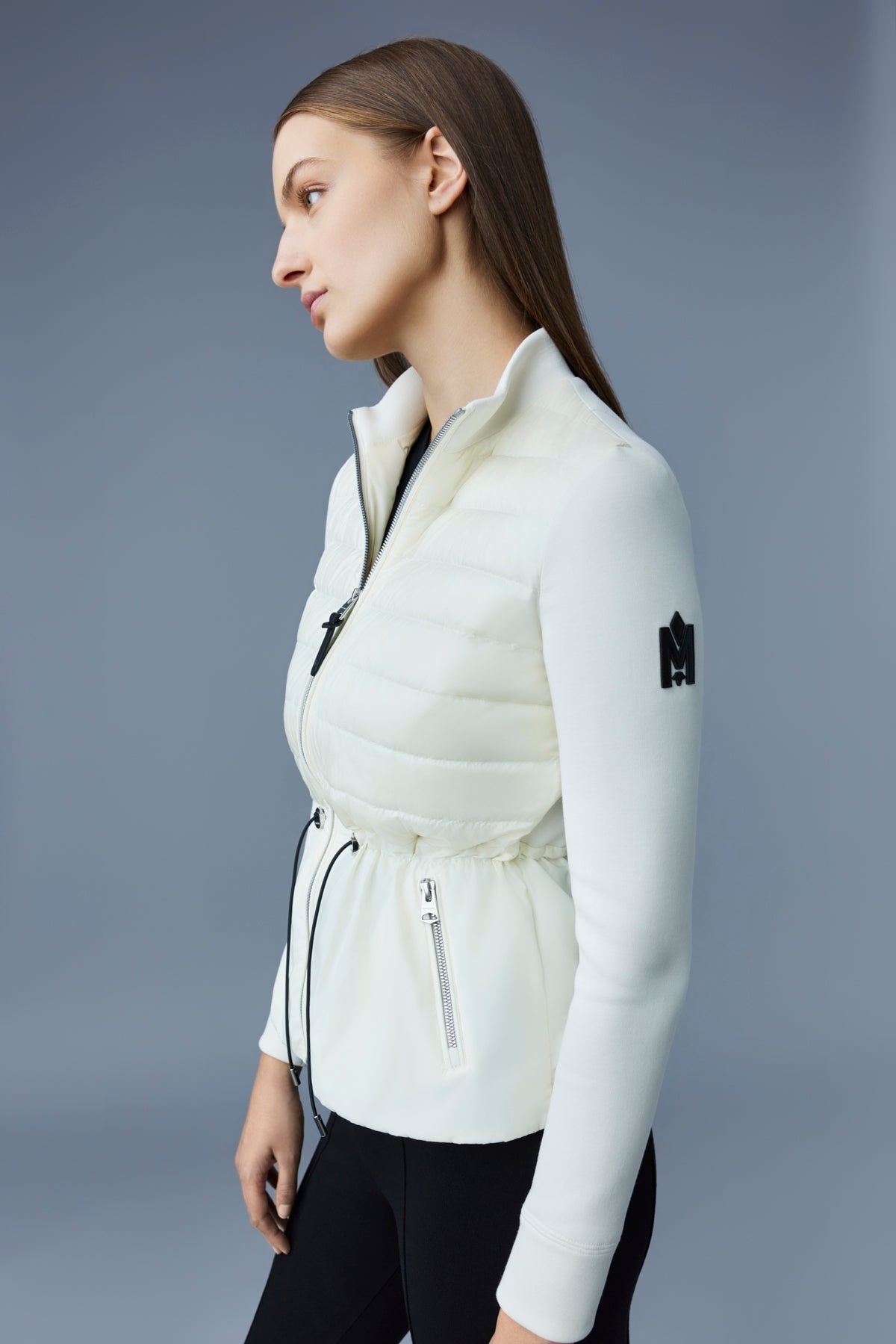 JOYCE Hybrid jacket with peplum - 2