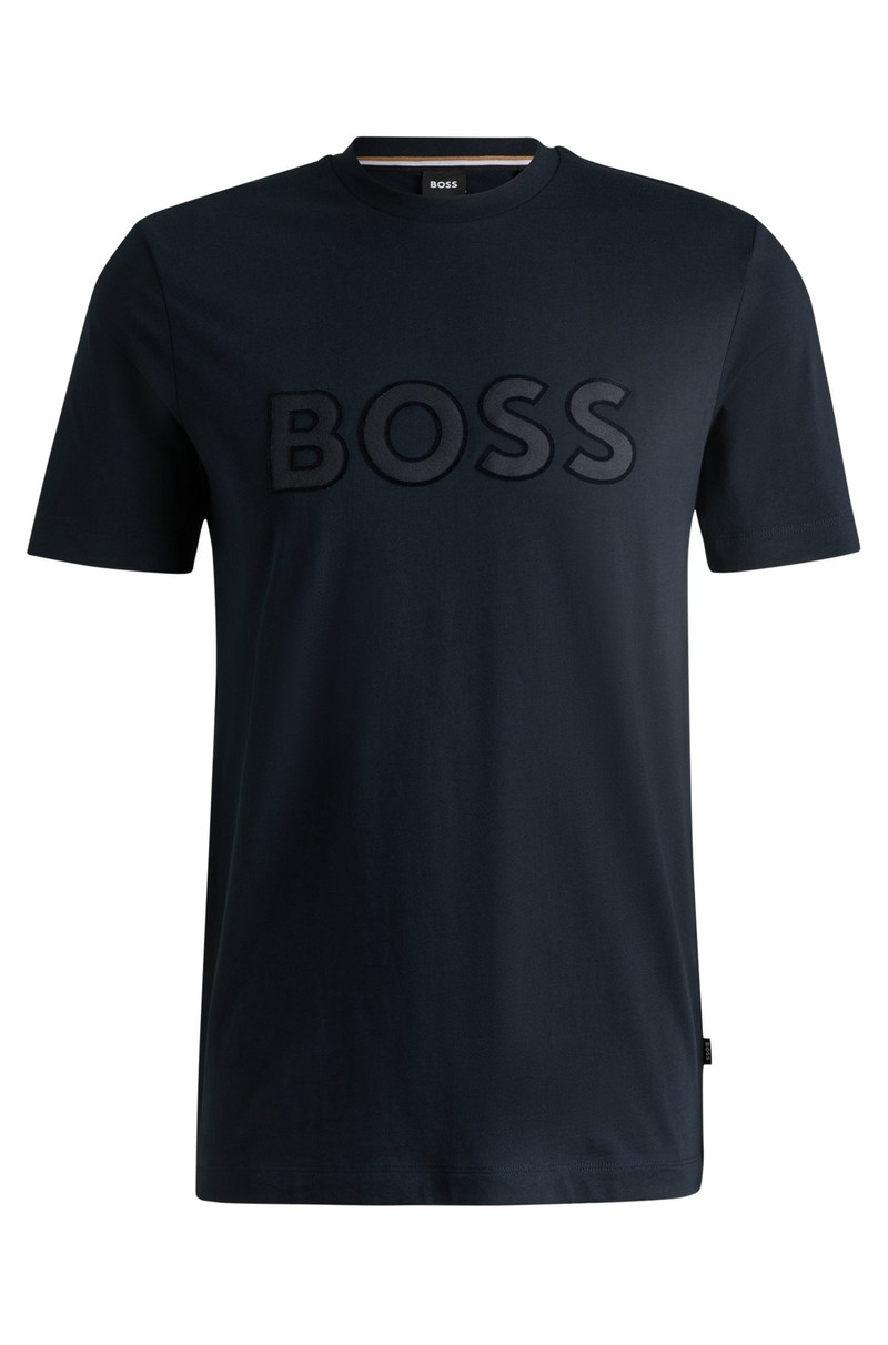 COTTON-JERSEY REGULAR-FIT T-SHIRT WITH LOGO DETAIL 1