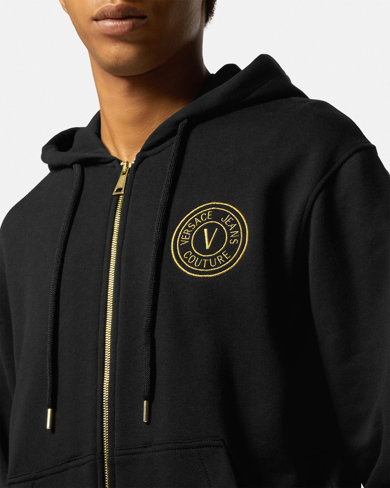 V-Emblem Zip Hoodie 3