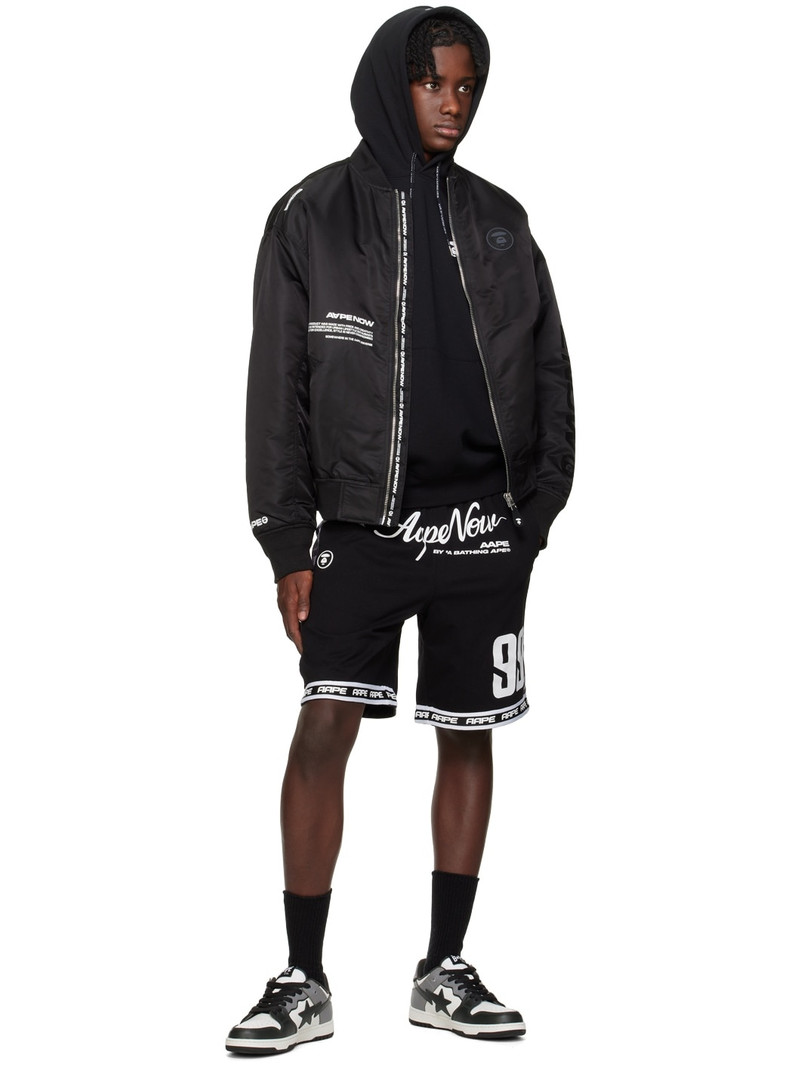 A BATHING APE® White & Black SK8 STA #5 M1 Sneakers outlook