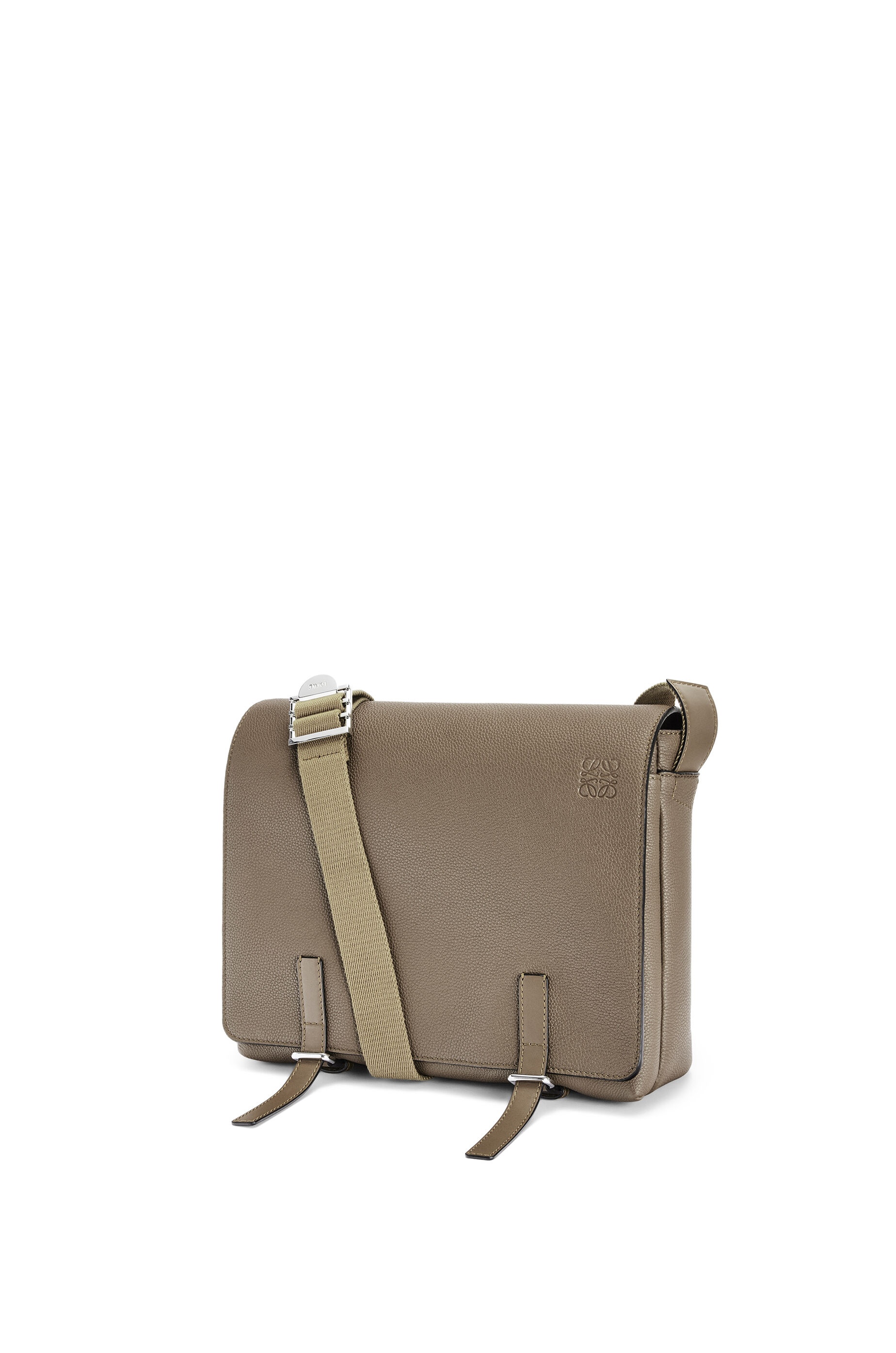 Military Messenger Bag in soft grained calfskin - 3