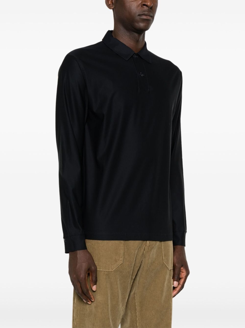 cotton jersey polo shirt - 3