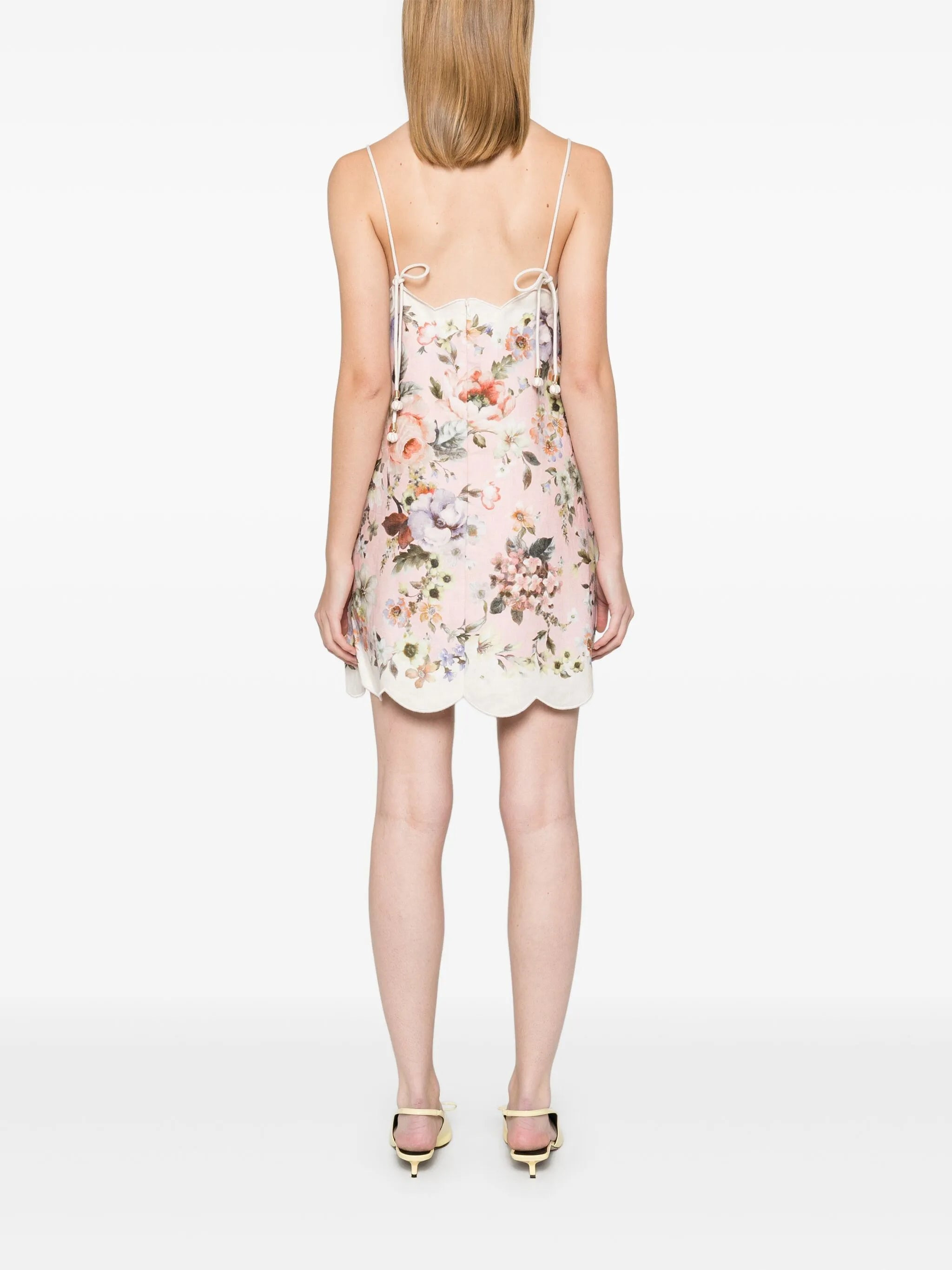 acacia scallop mini dress - 4
