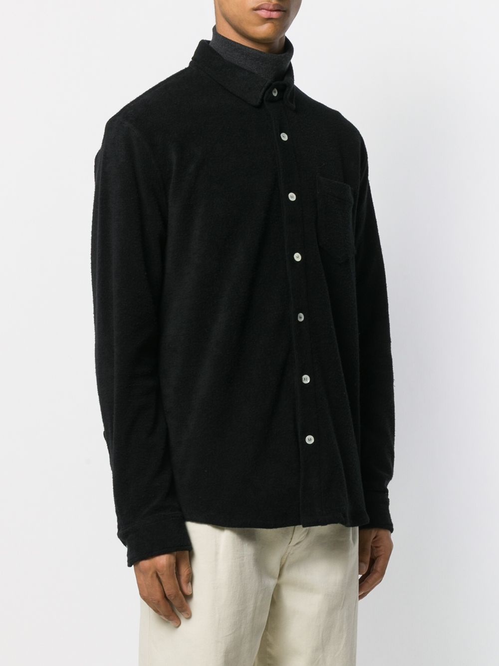 long-sleeve fitted shirt - 3