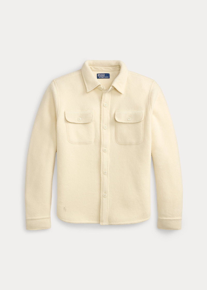 Felted Wool-Blend Overshirt 1