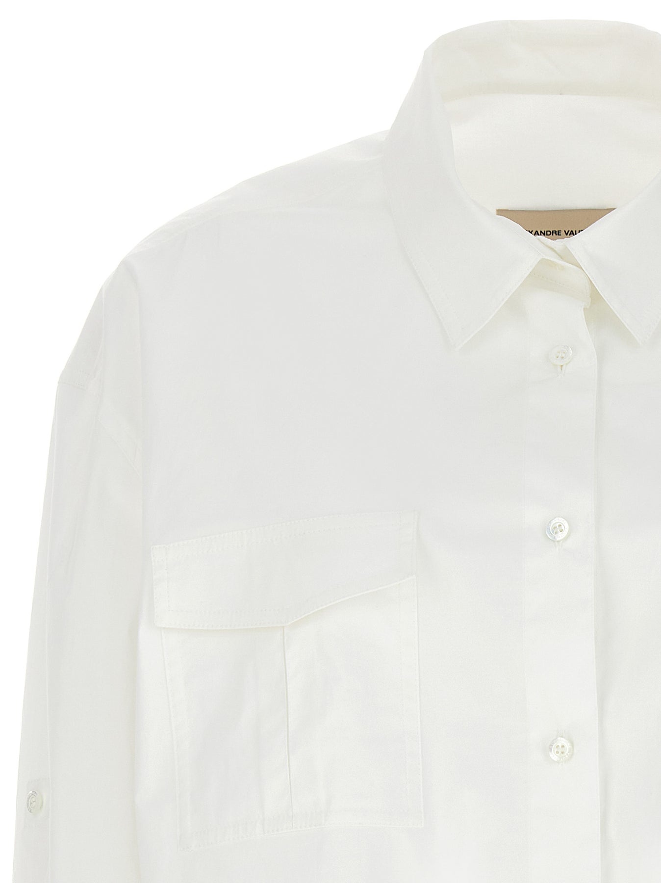 Pocket Shirt Shirt, Blouse White - 3