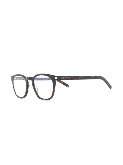 SAINT LAURENT square frame glasses outlook