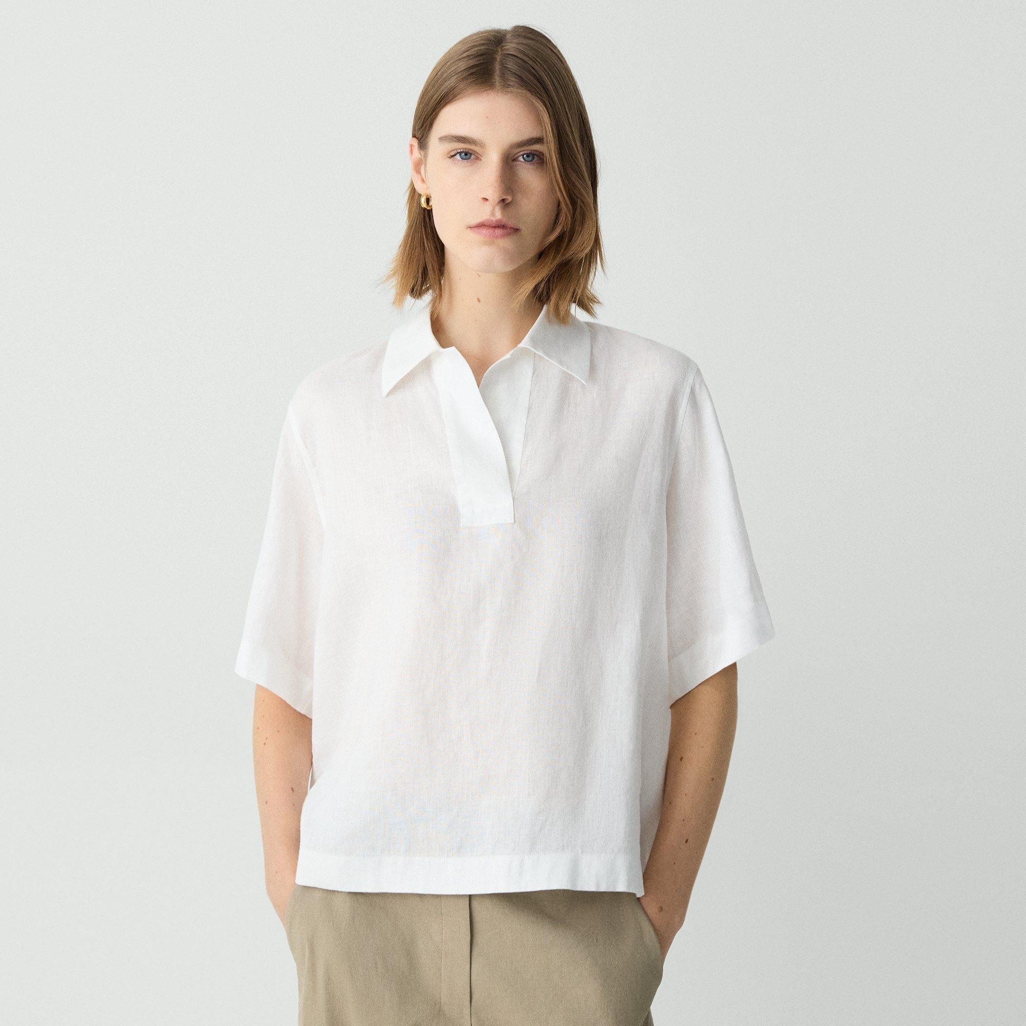 Polo Shirt in Relaxed Linen - 2