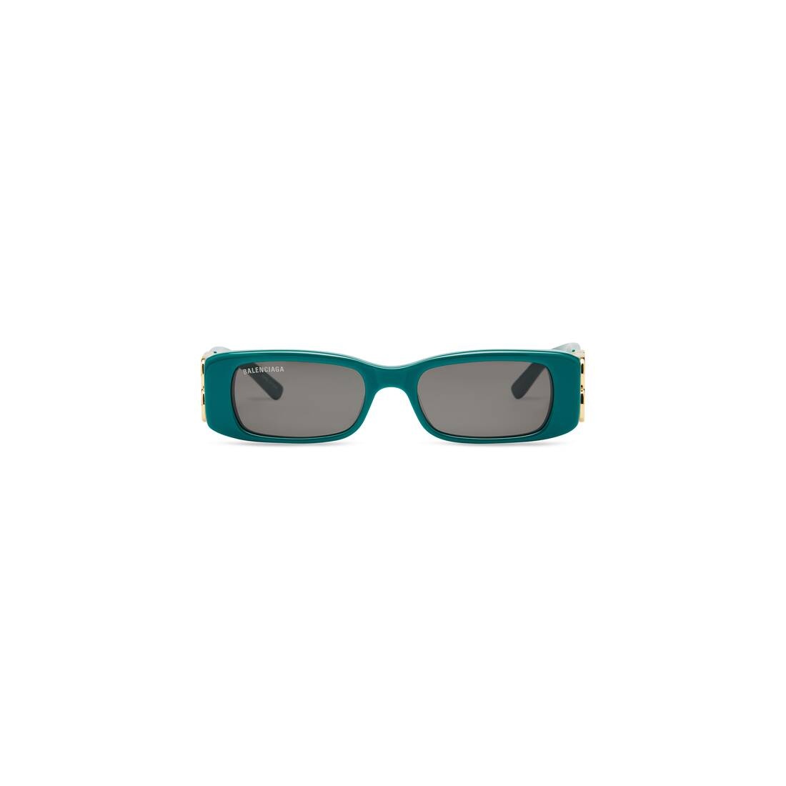 Women's Dynasty Rectangle Sunglasses in Green - 1