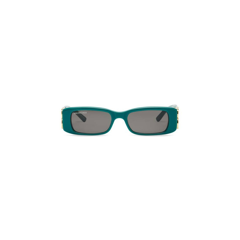 Women's Dynasty Rectangle Sunglasses in Green 1