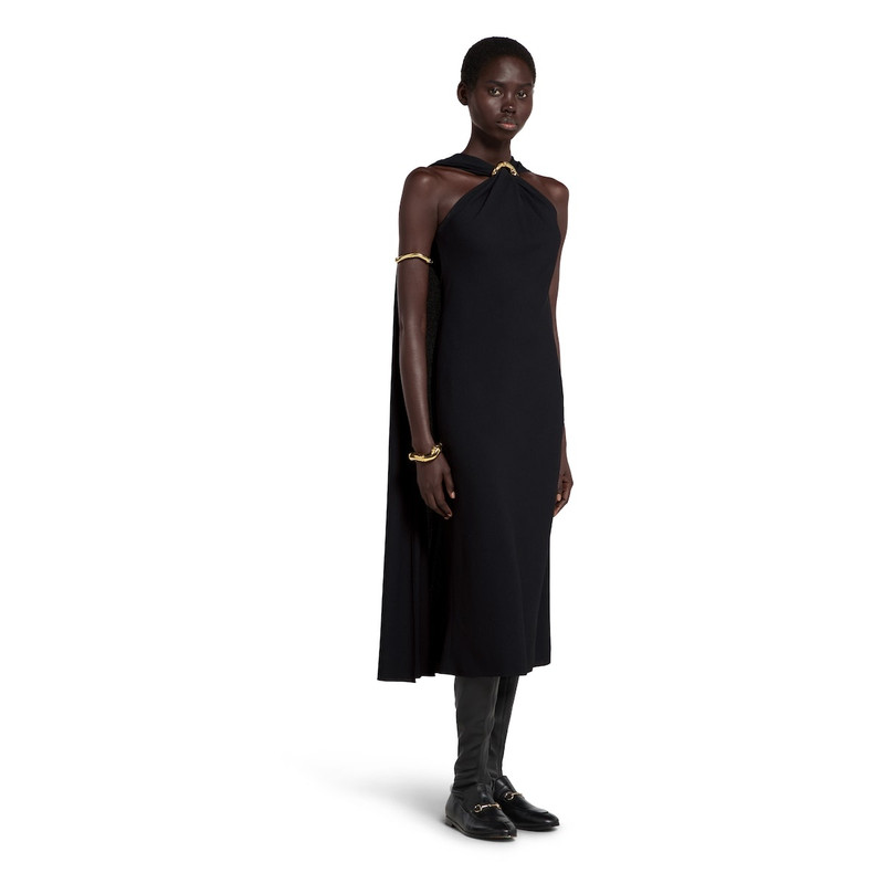 GUCCI Acetate blend fabric evening dress outlook