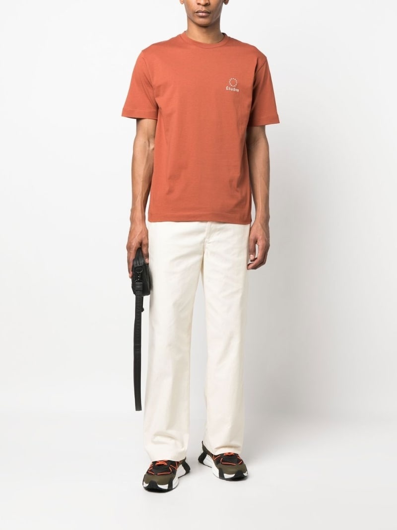 logo-print organic cotton T-shirt - 2