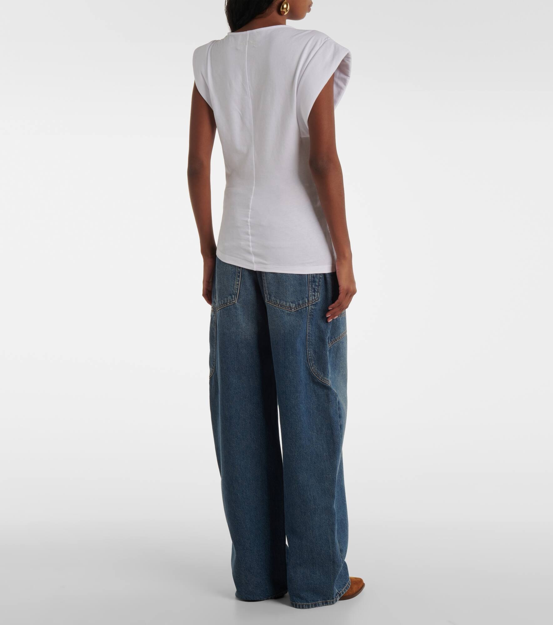 Maisan cotton jersey tank top - 3