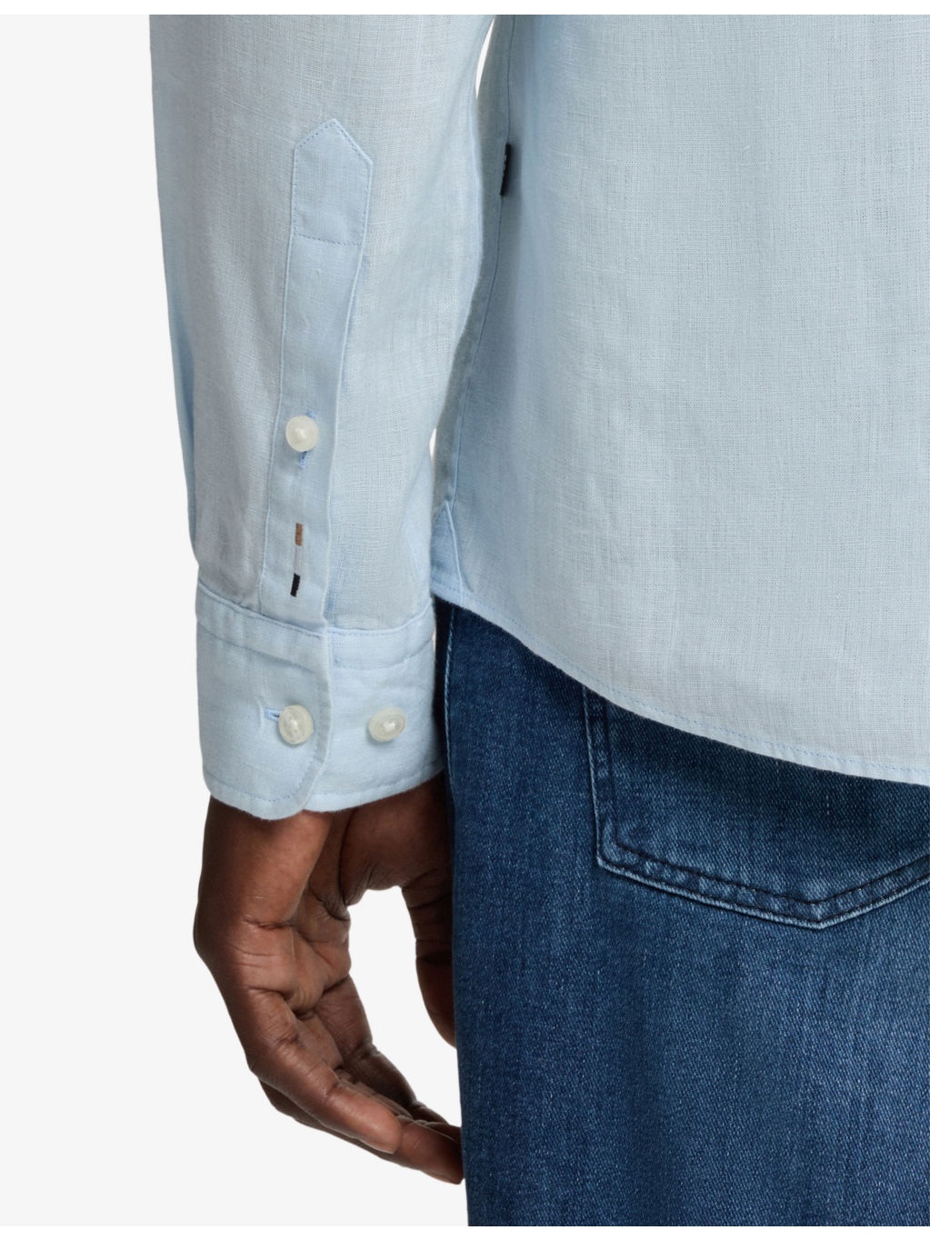 Logo-Embroidered Regular-Fit Linen Shirt - 5