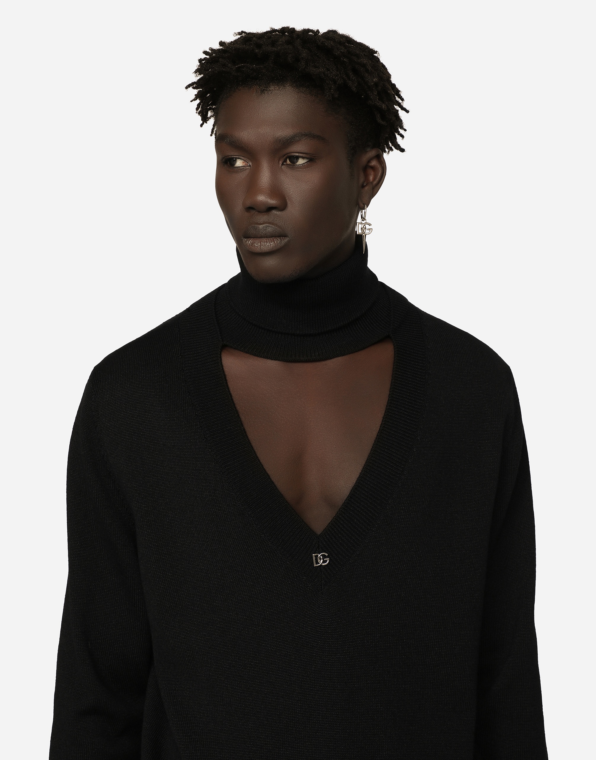 Turtle-neck pullover in virgin wool - 2