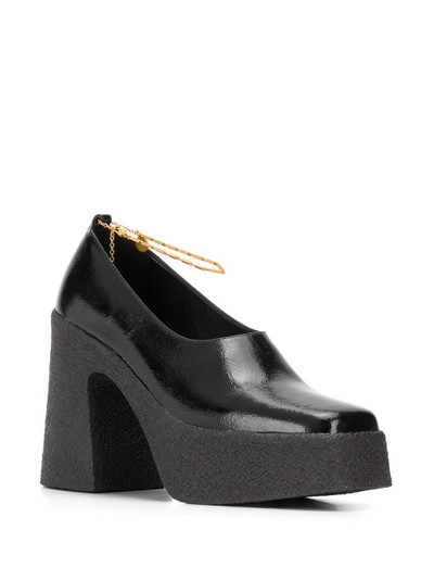 Stella McCartney ankle-chain platform pumps outlook