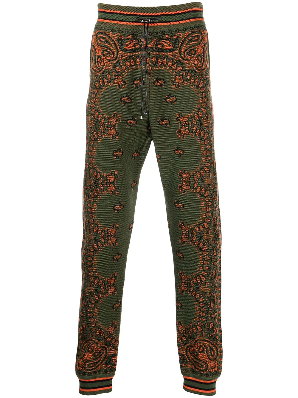 paisley-print track pants - 1