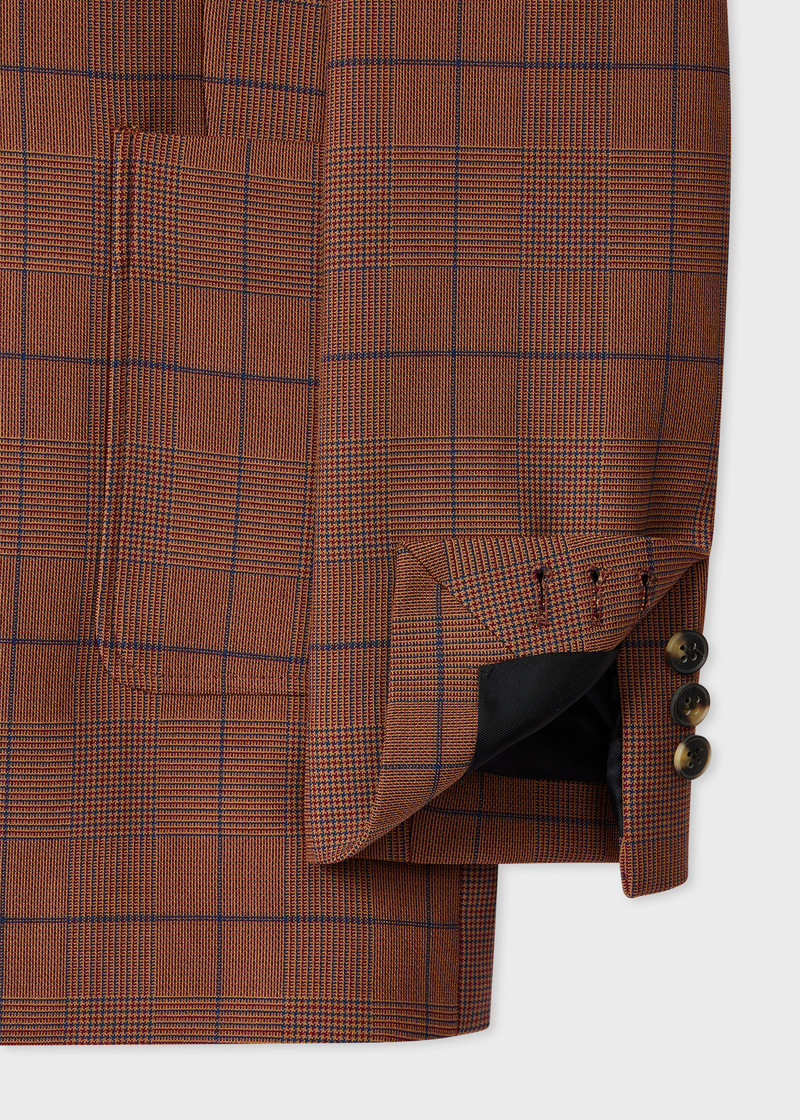 Women's Brown Check Suit 3