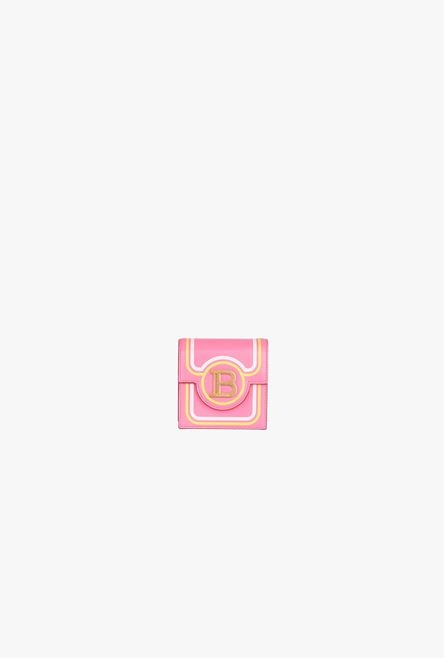 Balmain x Barbie - Mini pink calfskin card holder - 1