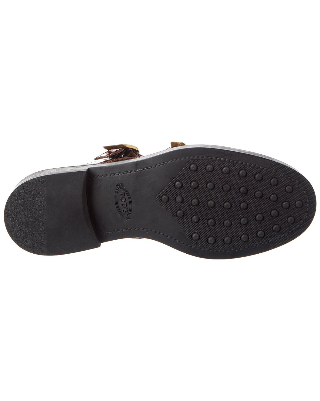 TOD’s Croc-Embossed Leather Loafer - 4