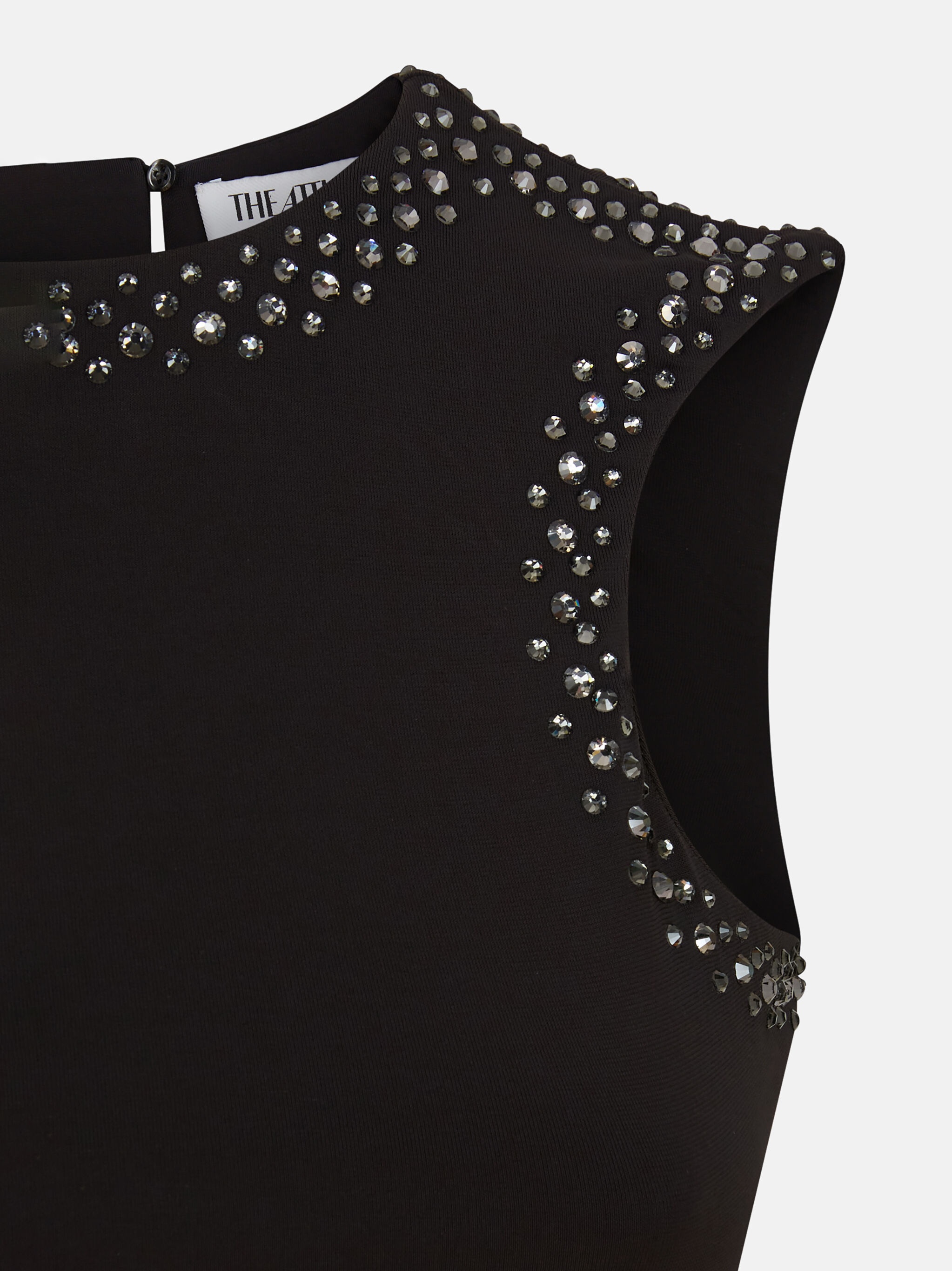 BLACK MIDI DRESS - 3