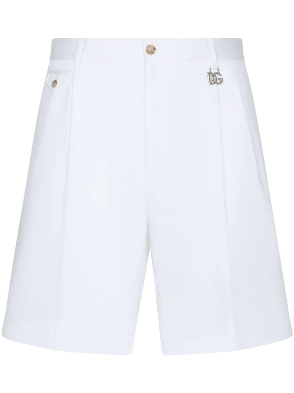 logo-plaque Bermuda shorts - 1