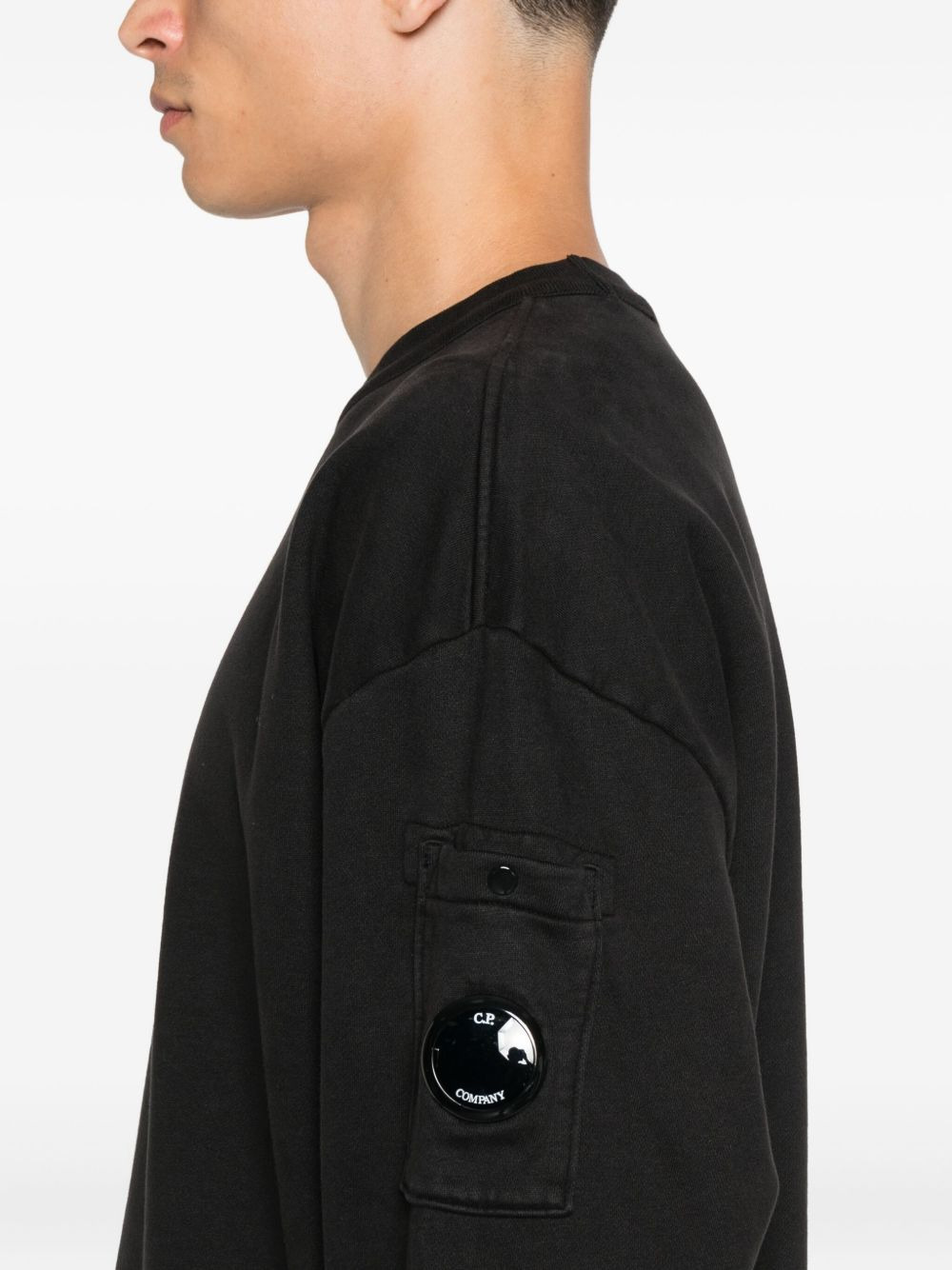 pocket-detail cotton sweatshirt - 5