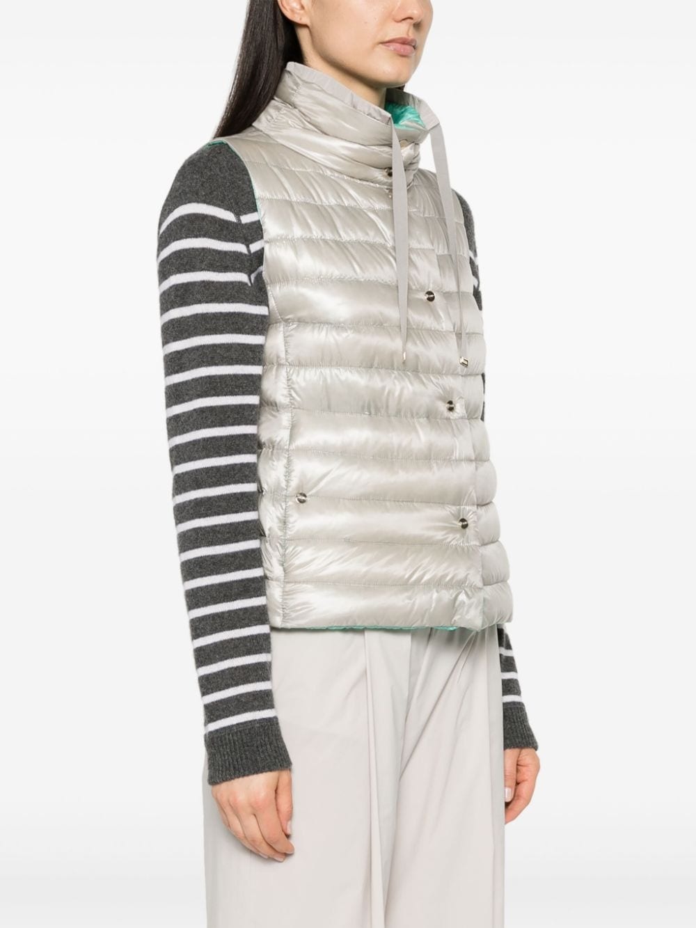reversible padded gilet - 3