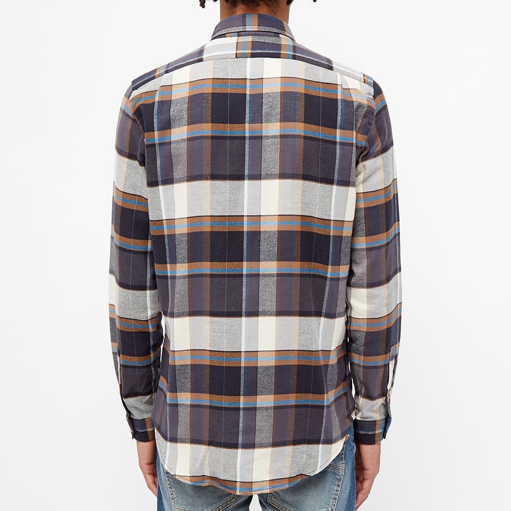 Paul Smith Button Down Heavy Flannel Check Shirt - 5