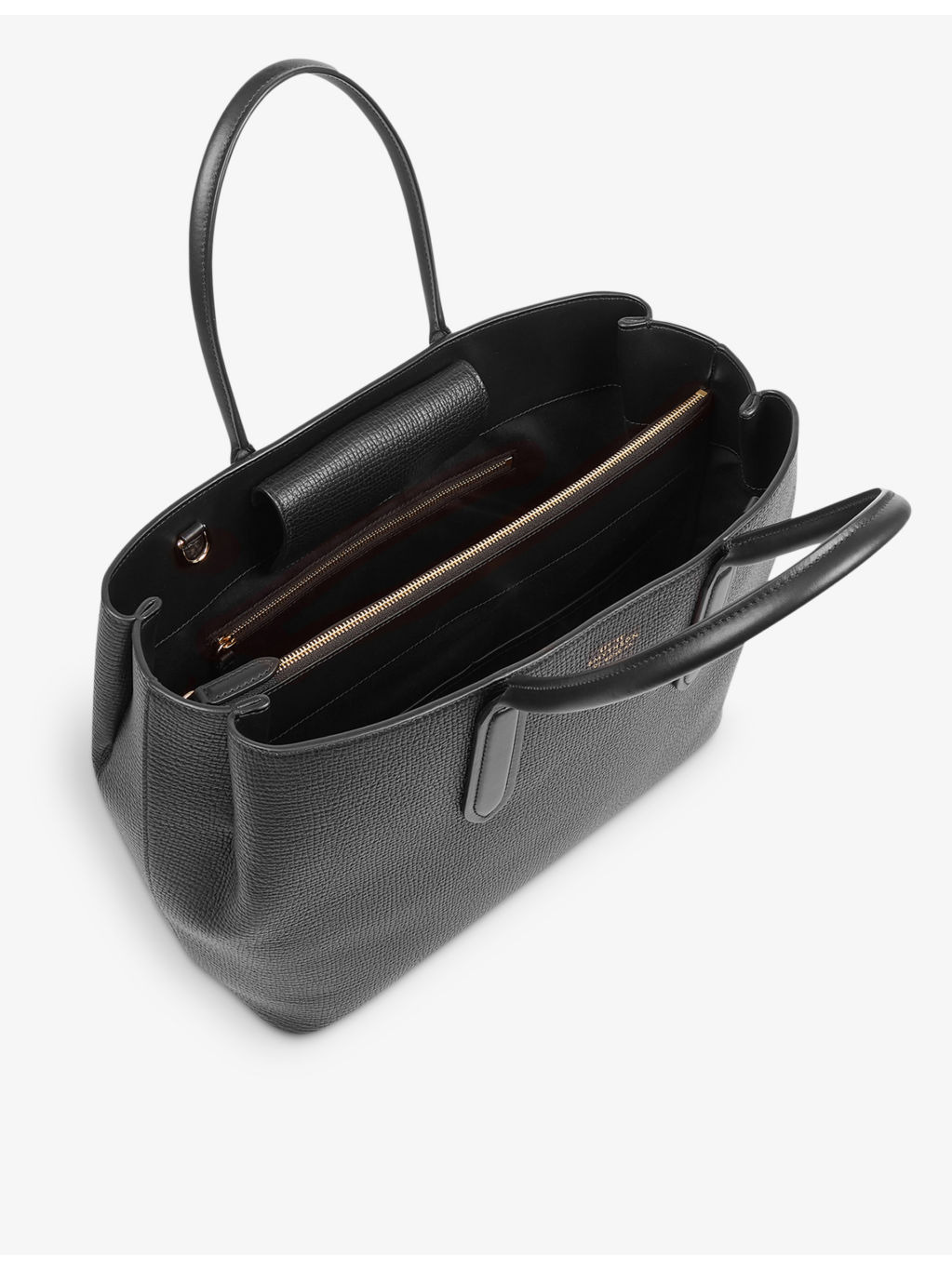 Ludlow Small Day logo-embossed leather tote bag - 5
