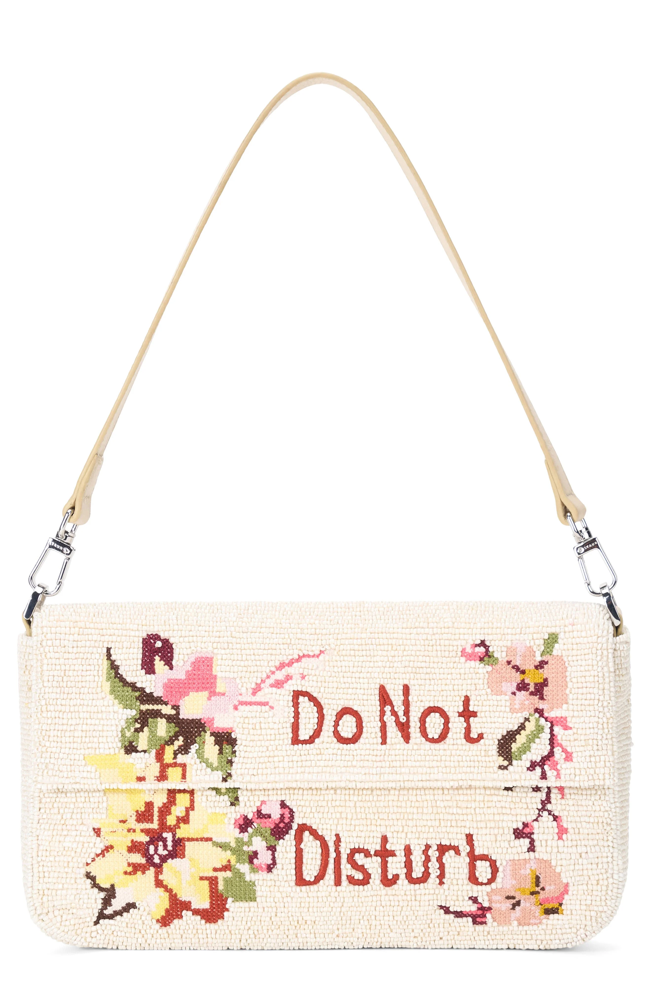 STAUD Timmy Beaded Convertible Shoulder Bag in Do Not Disturb at Nordstrom - 1