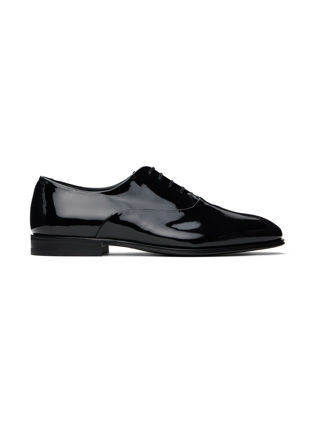 Black Wave Detail Oxfords - 1