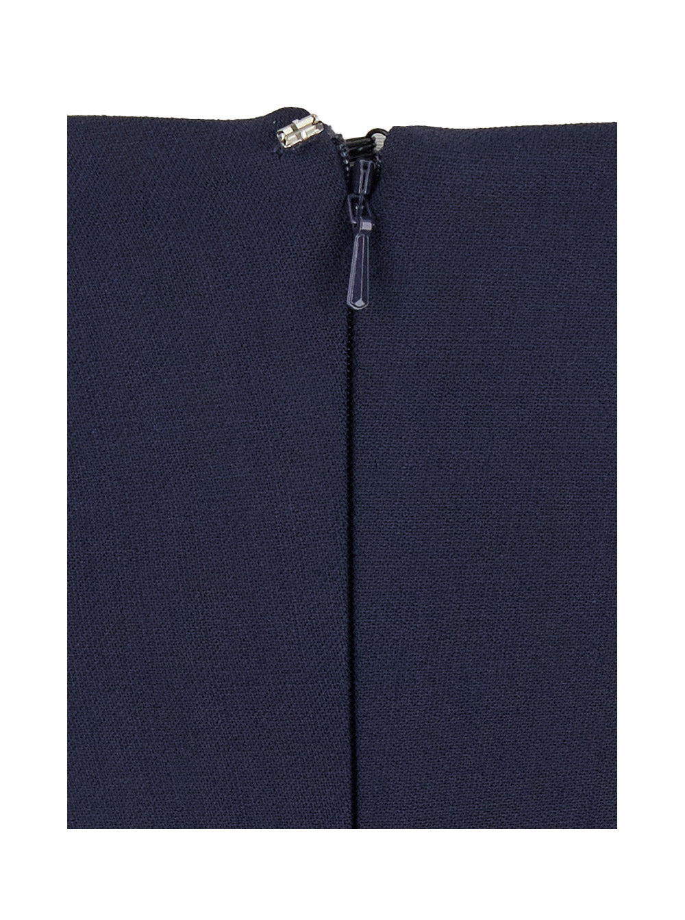 Sportmax Women 'Anemone' Blue Midi Dress With Bustier-Style Neckline And Rear Slit In Wool Blend Str - 4