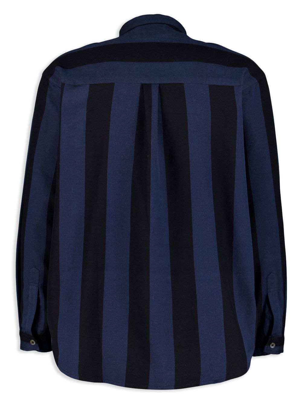 two-tone striped shirt - 2