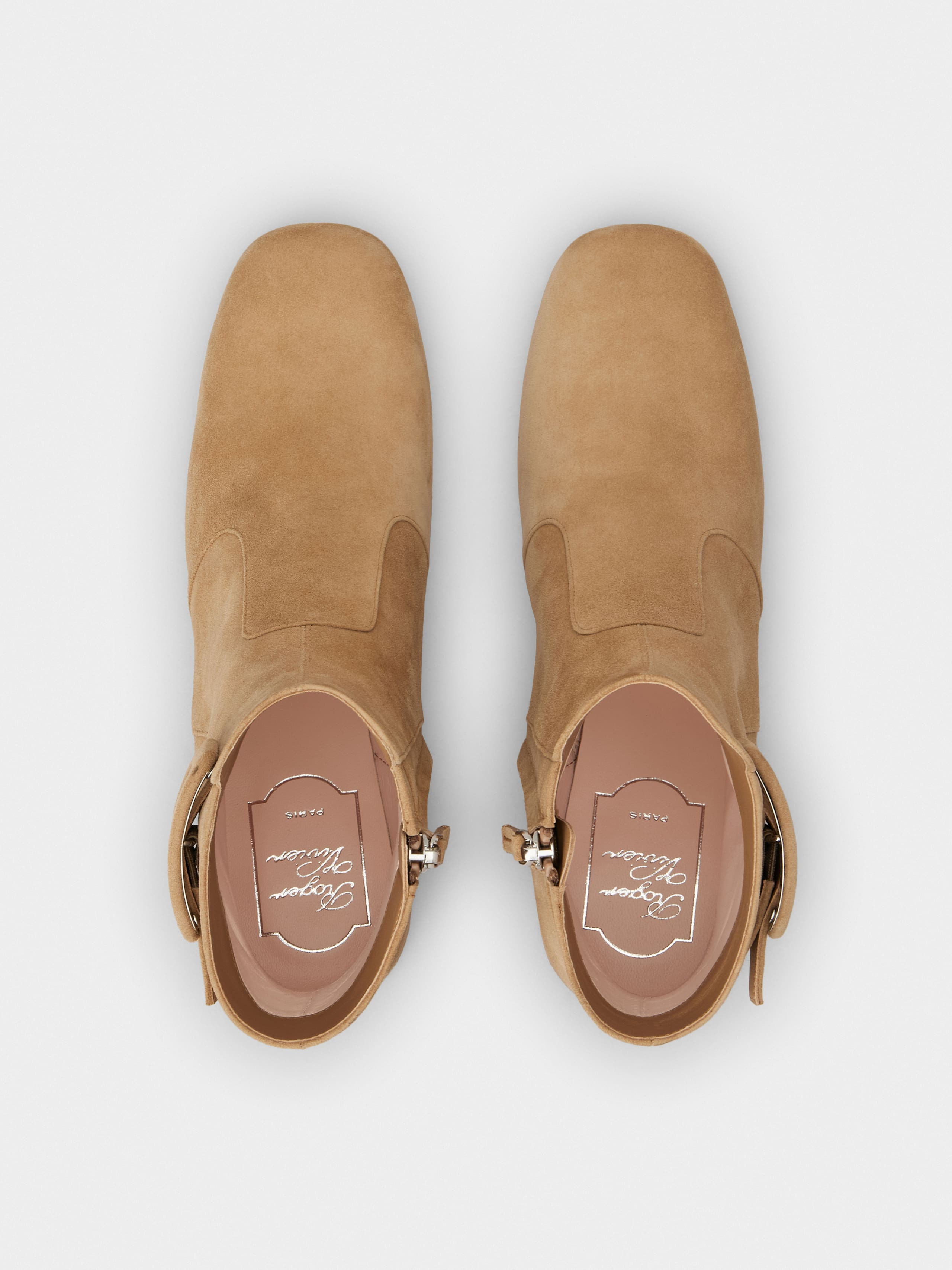 Très Vivier Booties in suede - 4