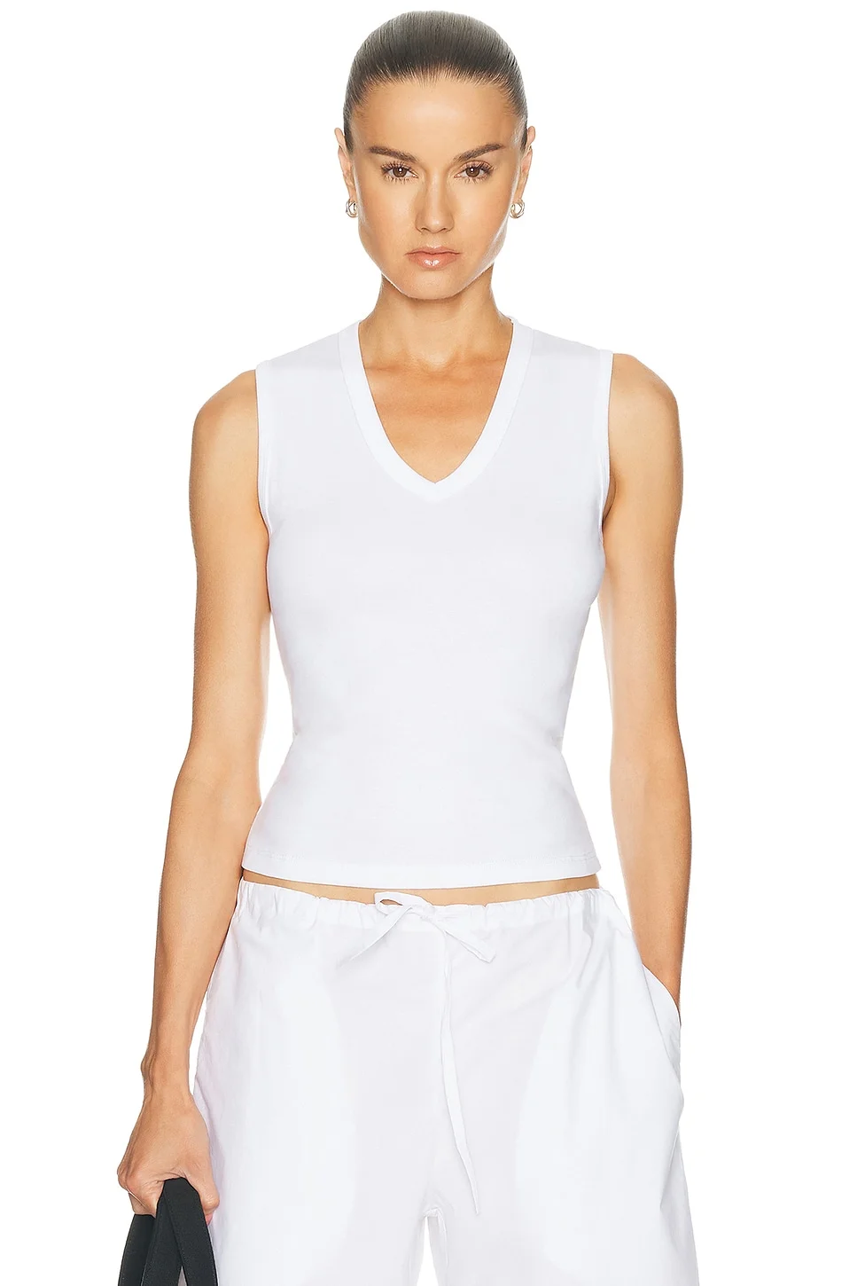 Nando Sleeveless V-Neck Tank Top - 1