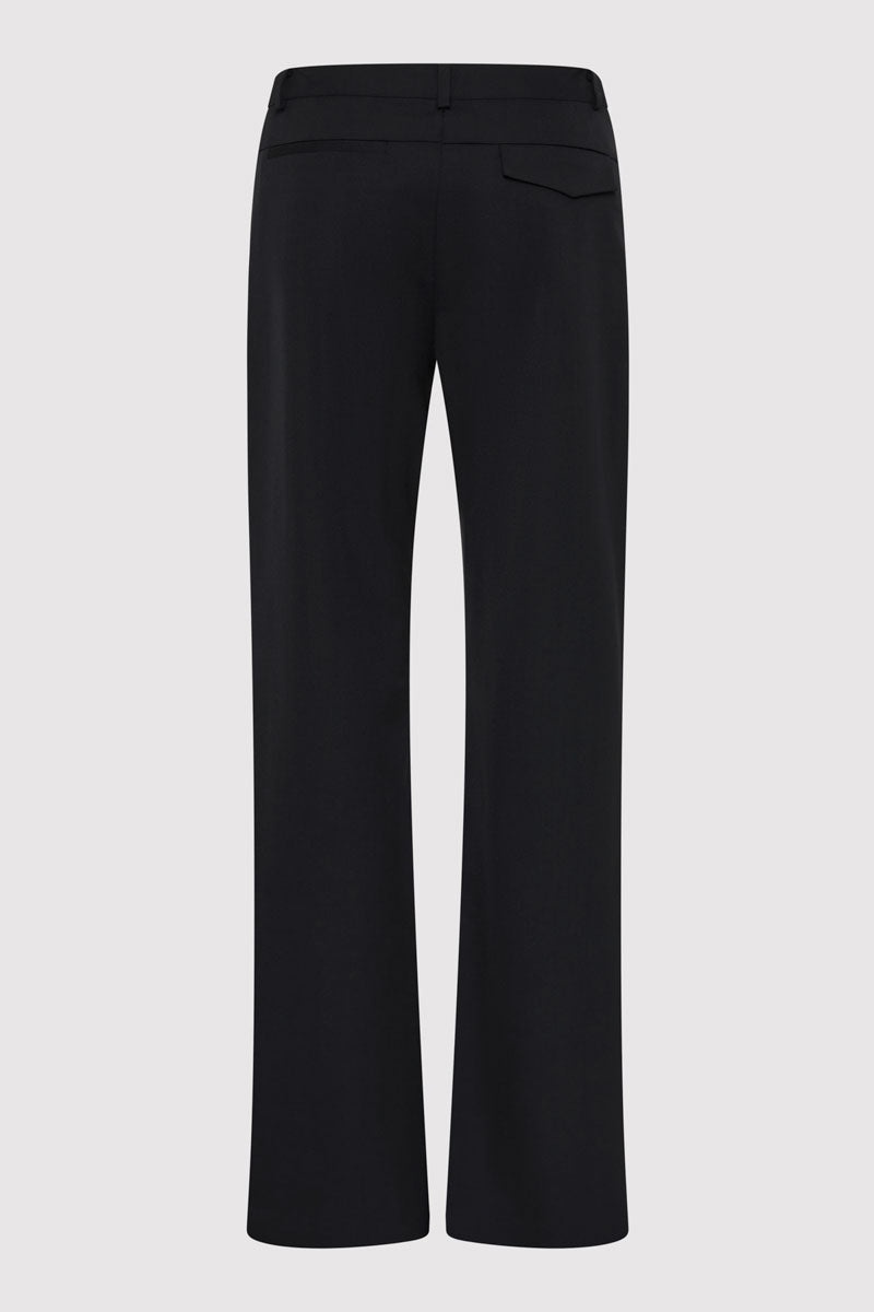 90s Splice Panelled Pants - Black / Black - 8