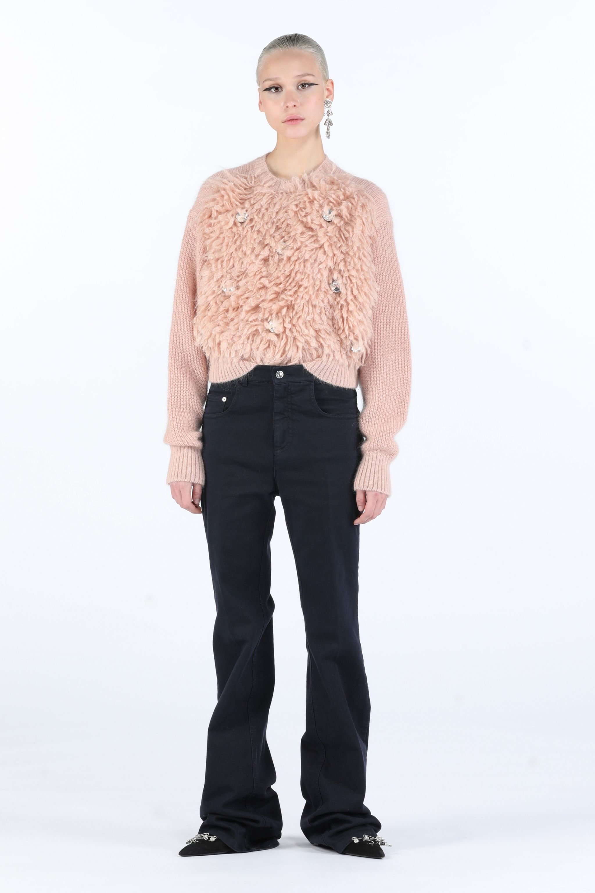 CRYSTAL-EMBELLISHED SWEATER - 4