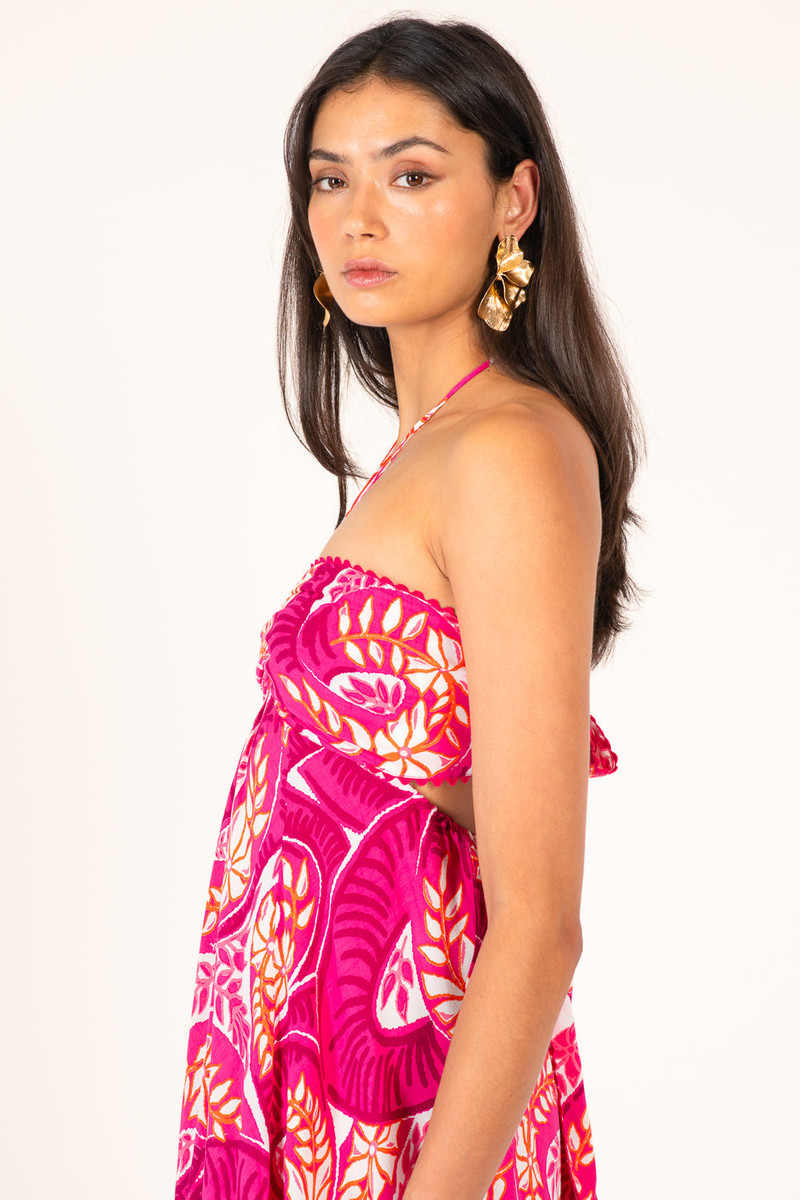 Long Dress Carla - Pink Holy Snake 4