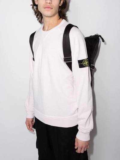 Stone Island Compass-patch raglan-sleeve sweatshirt outlook