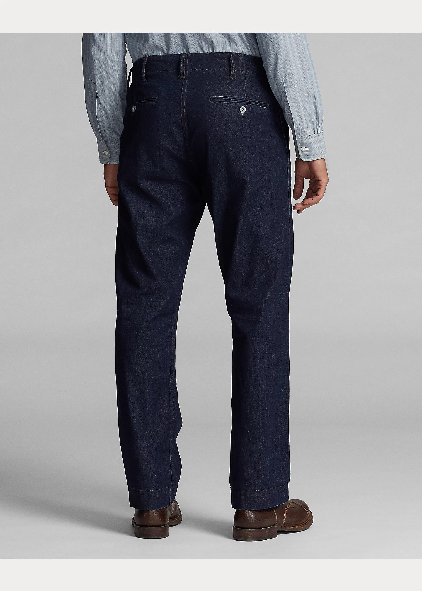 Indigo Rinsed Denim Field Pant - 4
