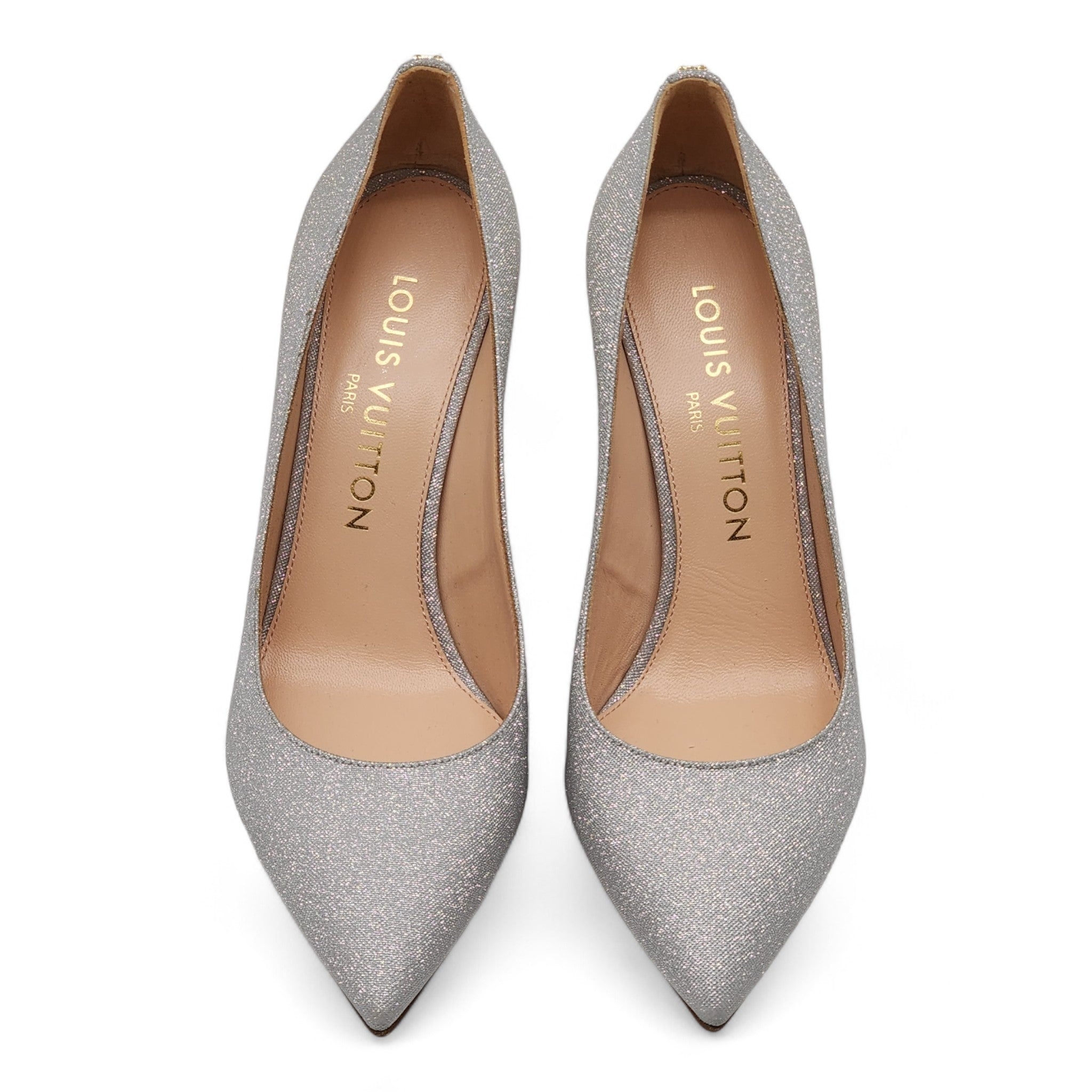 Louis Vuitton Blossom Pumps Glitter in Silver - 4